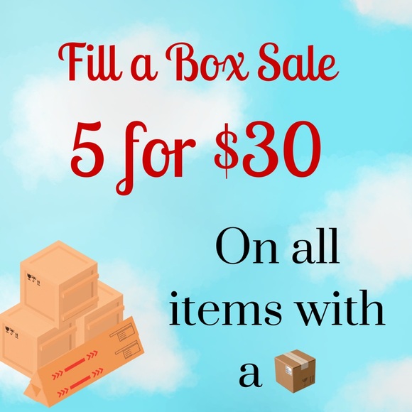 Fill a Box Sale 5 for $30 - Picture 1 of 1